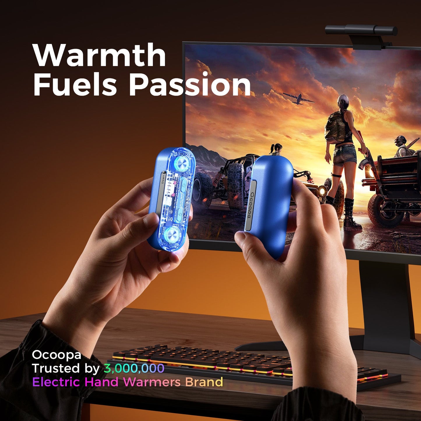 UT2s Gamerpro 2-in-1 Magnetic Rechargeable Hand Warmer