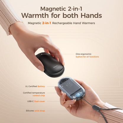 UT3 Lite 2-in-1 Magnetic Rechargeable Hand Warmer