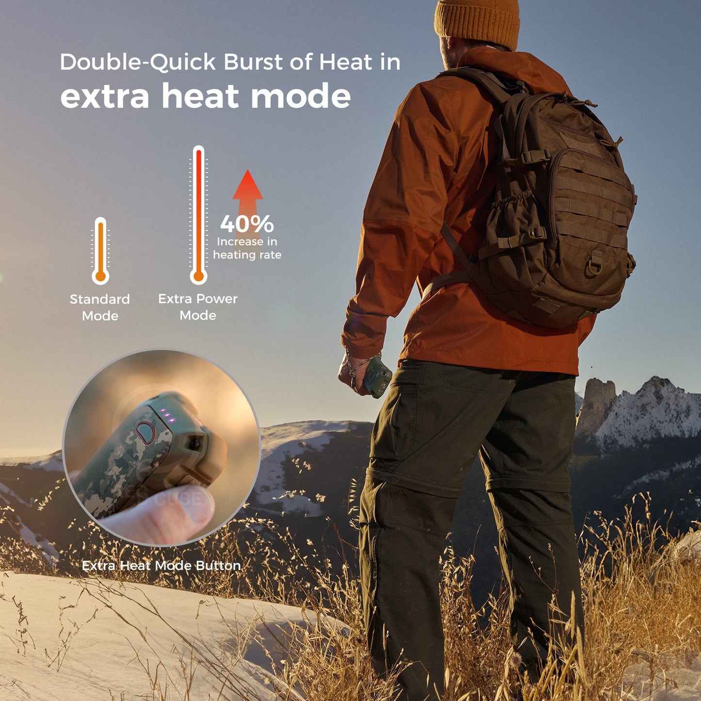 UT4 Extreme Rechargeable Hand Warmer Twin Pack