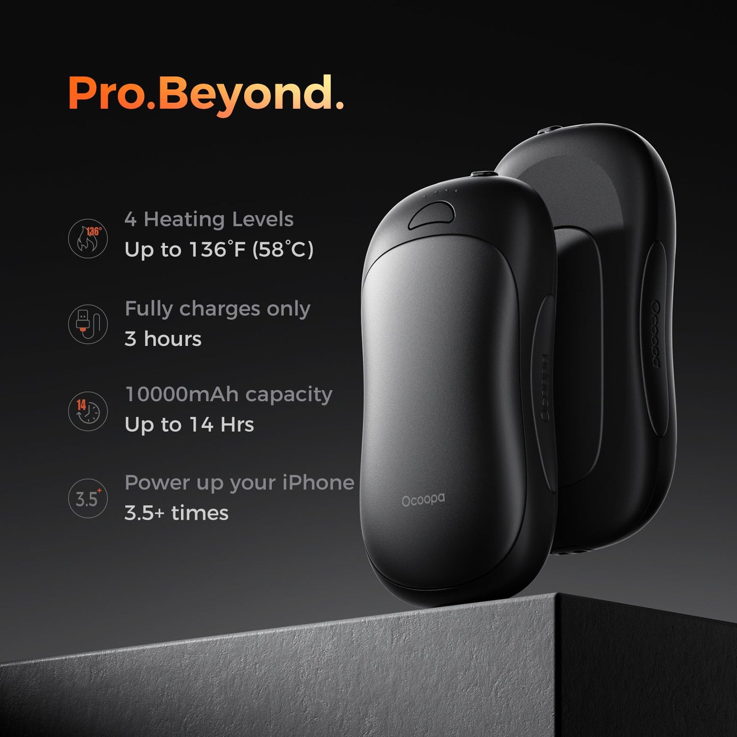 UT3 Pro 2-in-1 Magnetic Rechargeable Hand Warmer